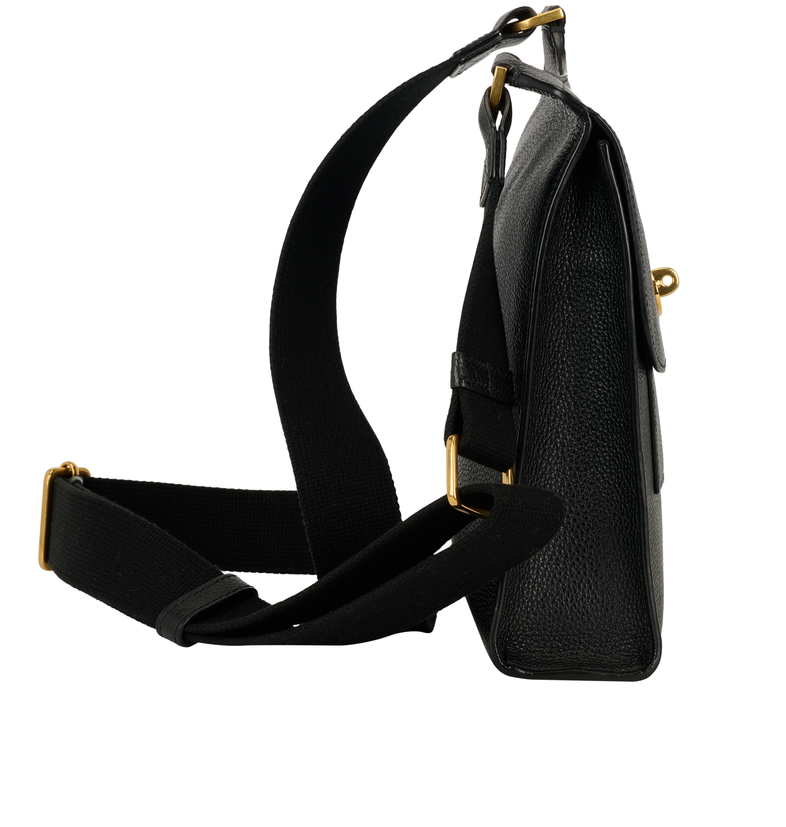 Small Antony, &pound;395, Handbags, Black, Leather, Side view